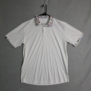 Swannies Mens McCoy Floral Performance AOP Golf Polo P10106 Size Large